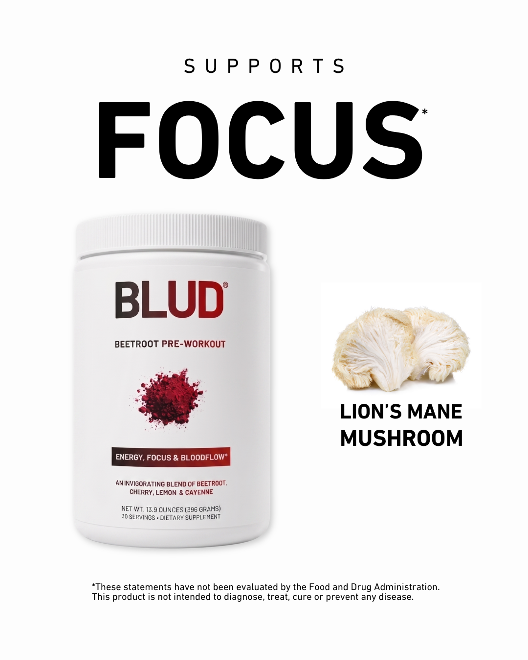 Blud® Beetroot Pre-Workout | Beet Cherry Lemon