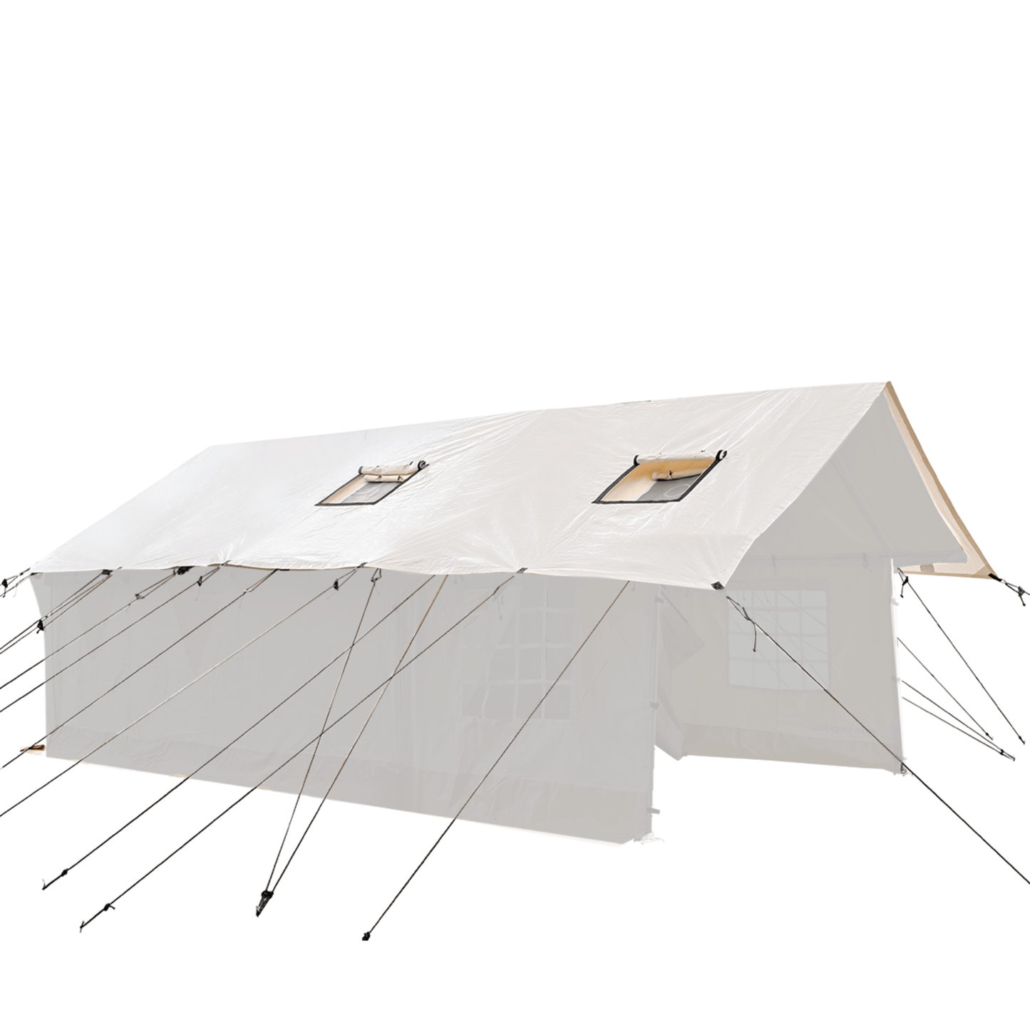 14'x22' Extended Flysheet For Wall Tent And Porch