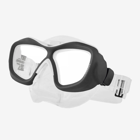 ThreeDee Mask Black/White, Clear Skirt