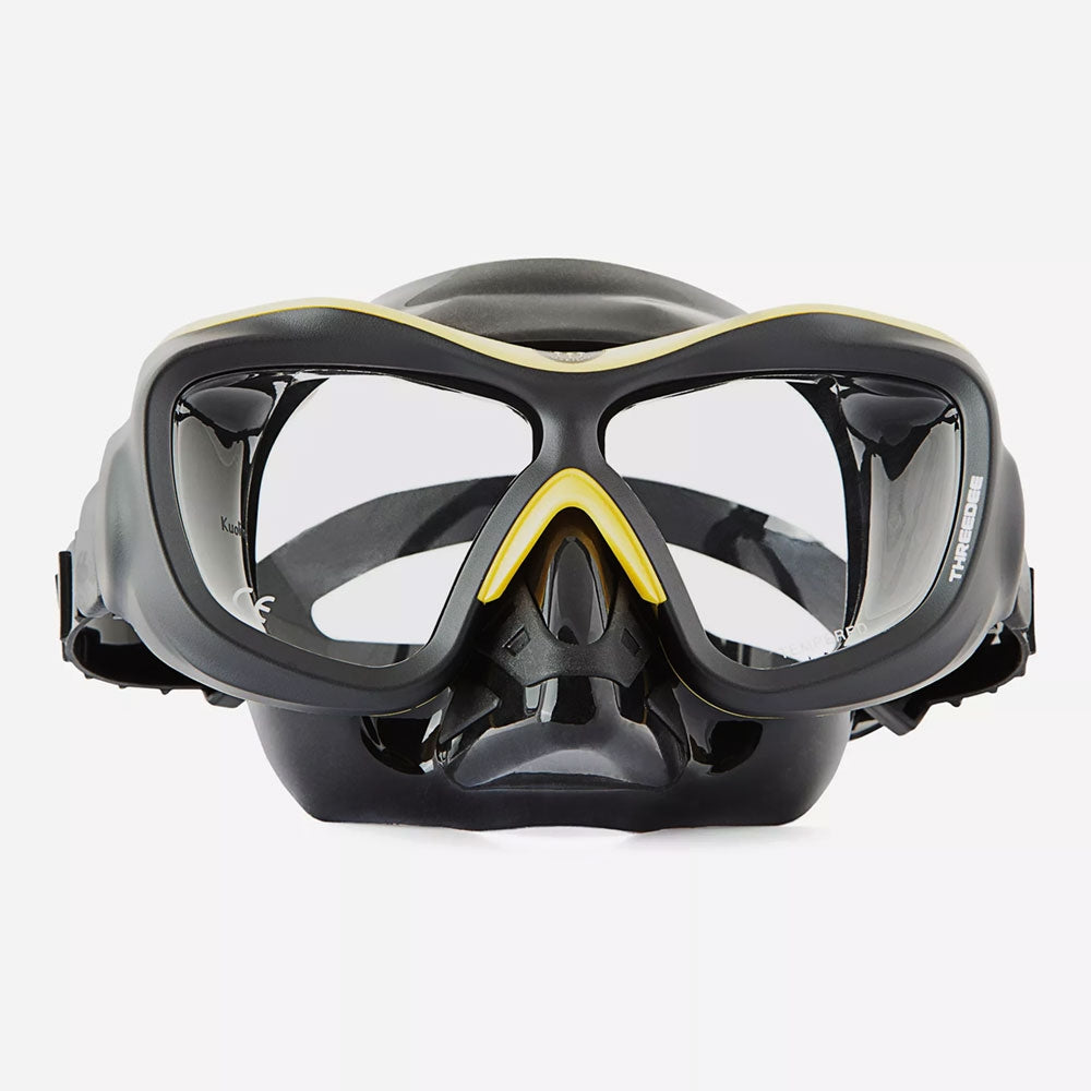 ThreeDee Mask Black/Yellow, Black Skirt