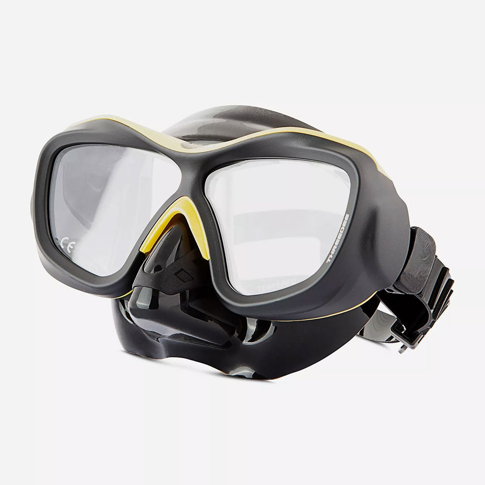 ThreeDee Mask Black/Yellow, Black Skirt