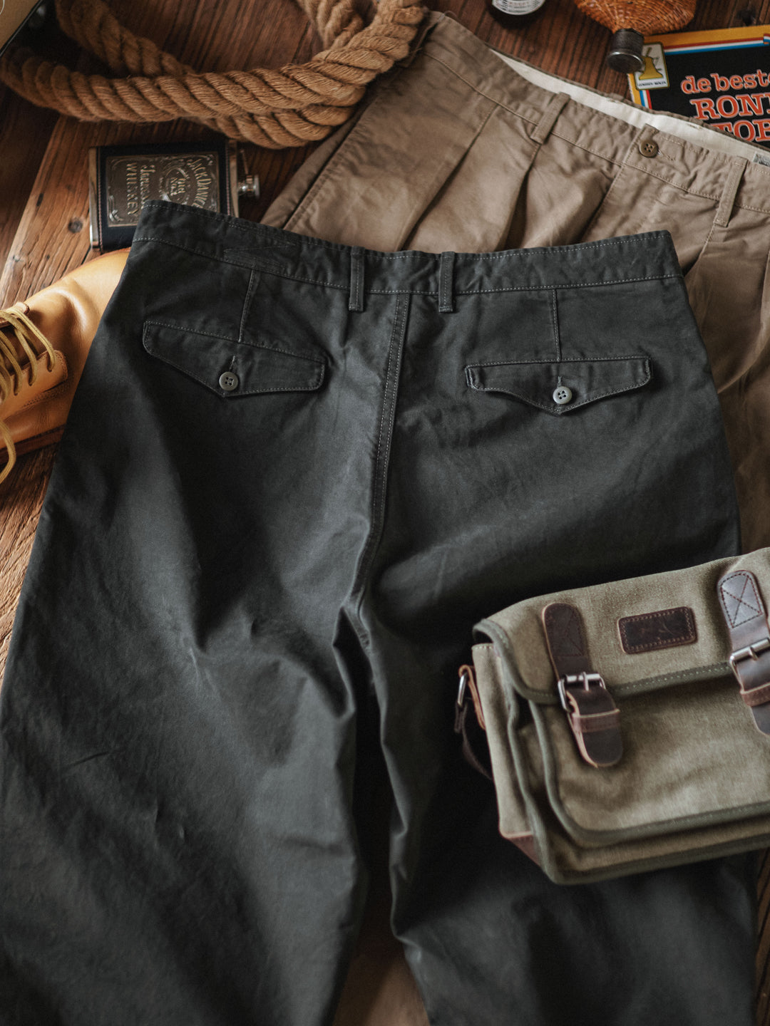 Washed Chino Officer’s Pant