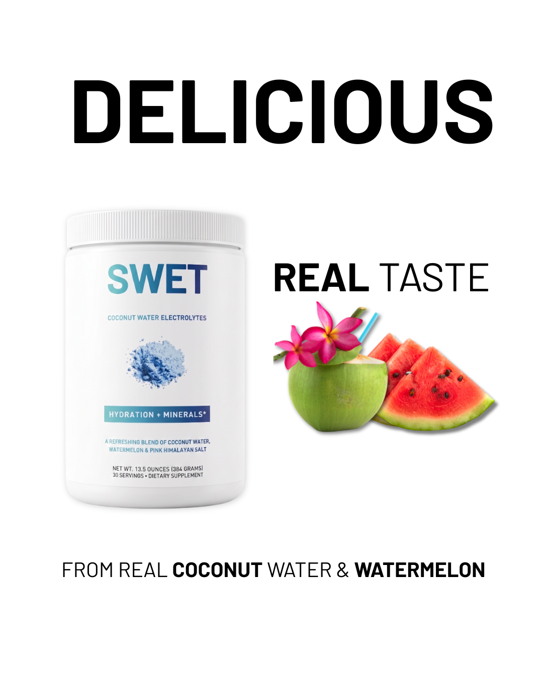Swet Coconut Water Electrolytes | Coconut Watermelon