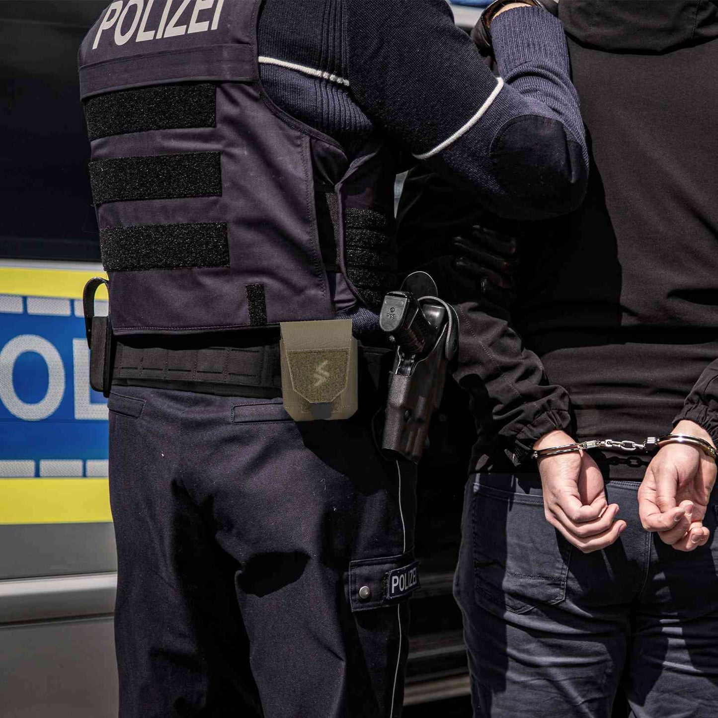 Votagoo Duty Handcuff Pouch – MOLLE Holster for Duty Belt