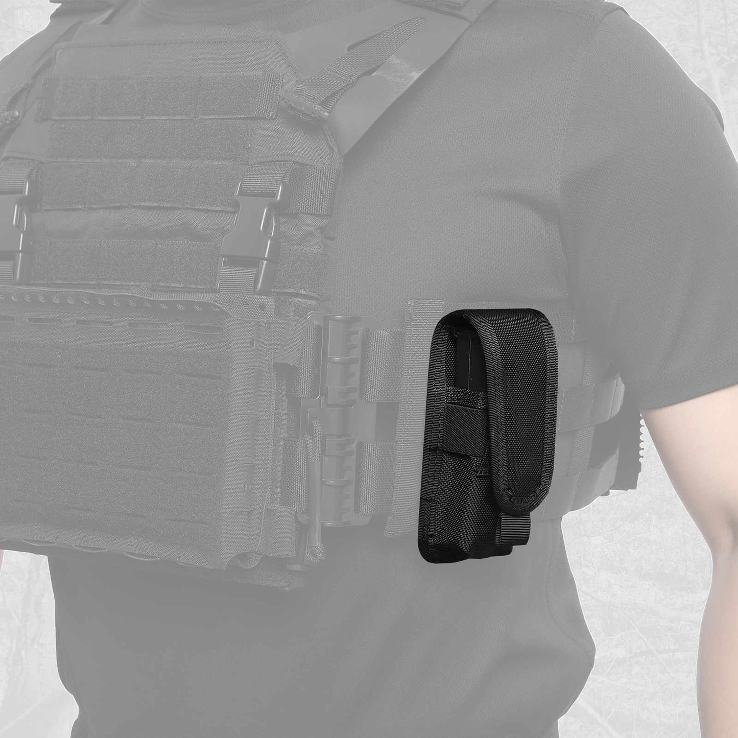 Votagoo Single Double Nylon Mag Pouch for Duty Belt Pistol Magazine Holster