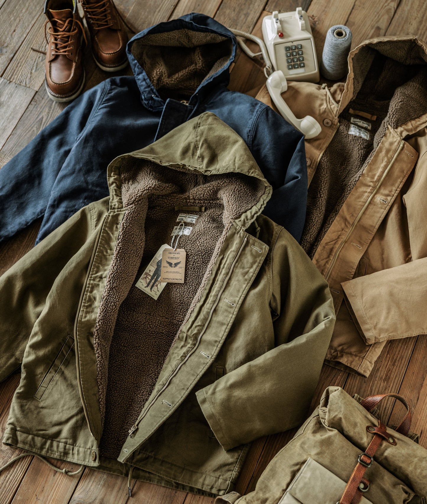 Sherpa Lined Deck Jacket