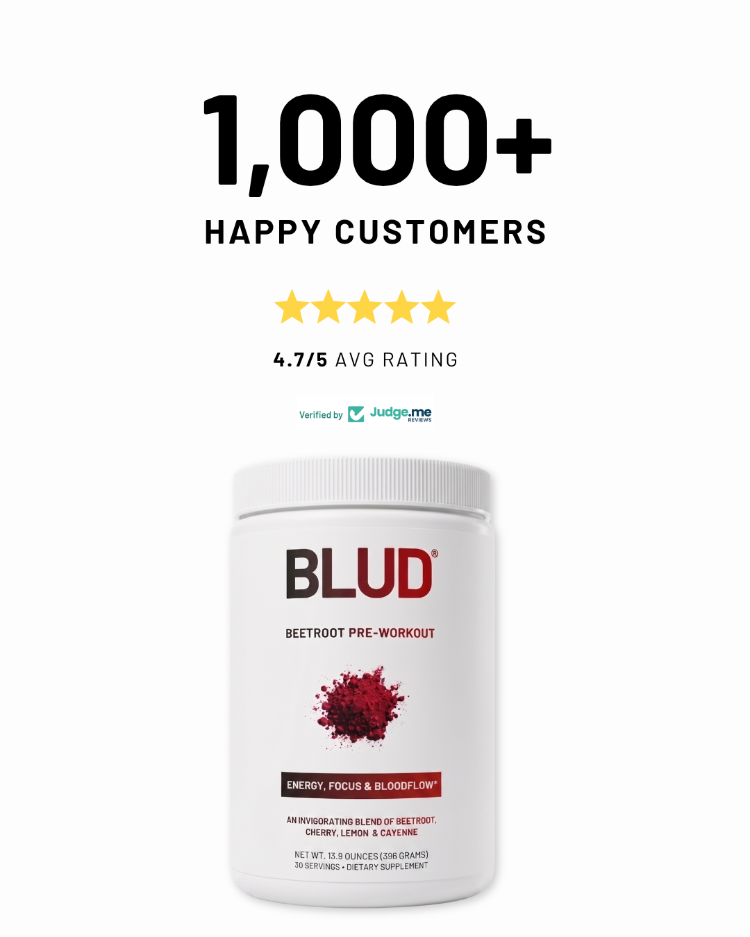 Blud® Beetroot Pre-Workout | Beet Cherry Lemon