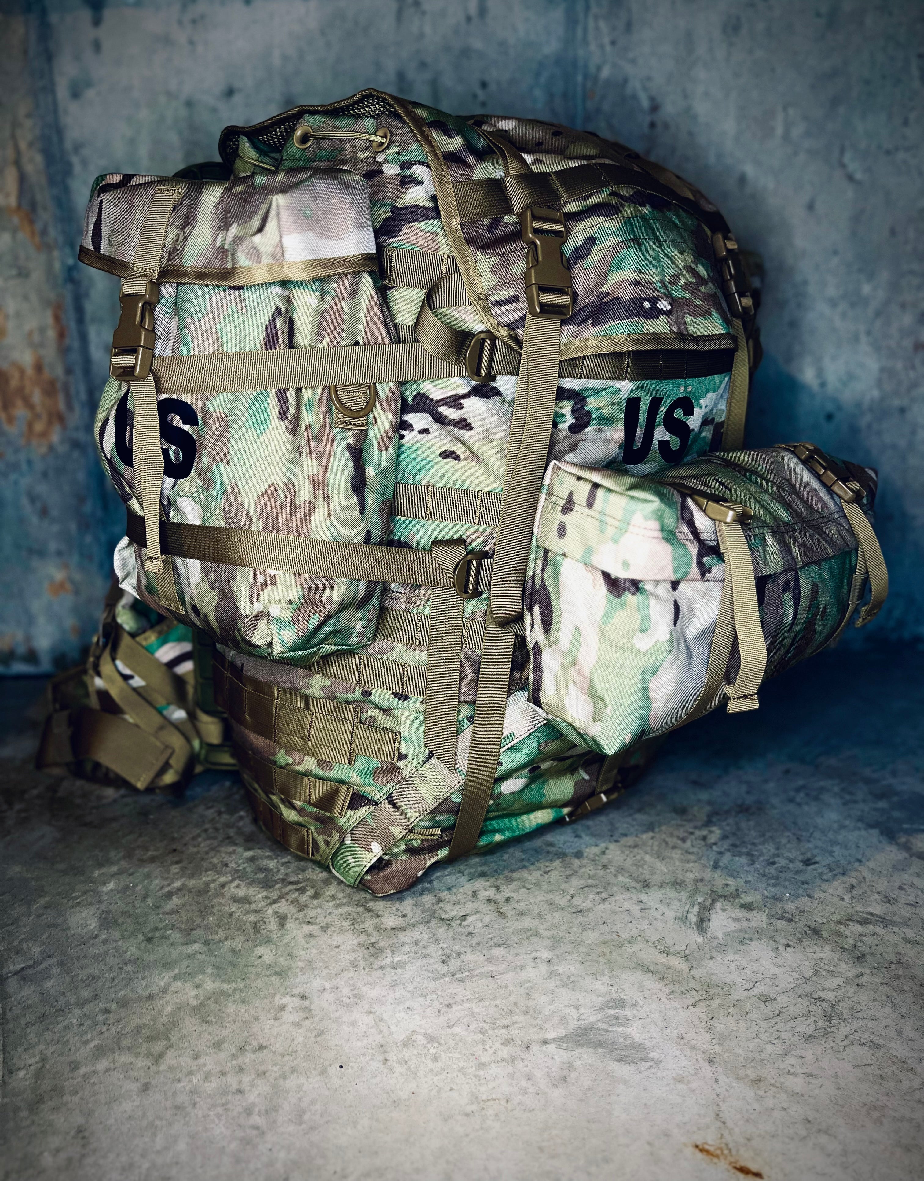 US Army MOLLE II Large Pack Rucksack with Frame OCP by ATACLETE DeepSea Locker