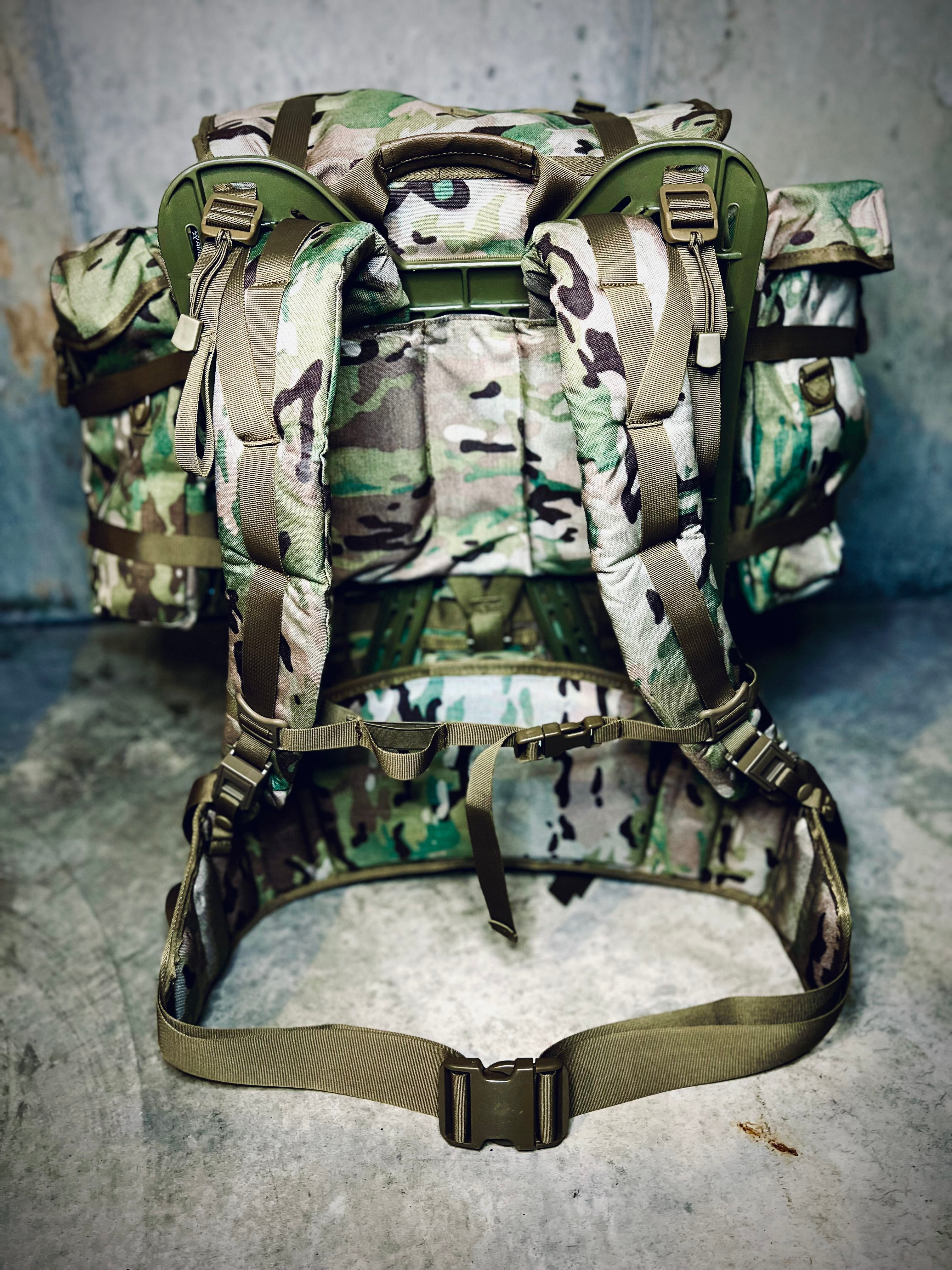 US Army MOLLE II Large Pack Rucksack with Frame OCP by ATACLETE DeepSea Locker