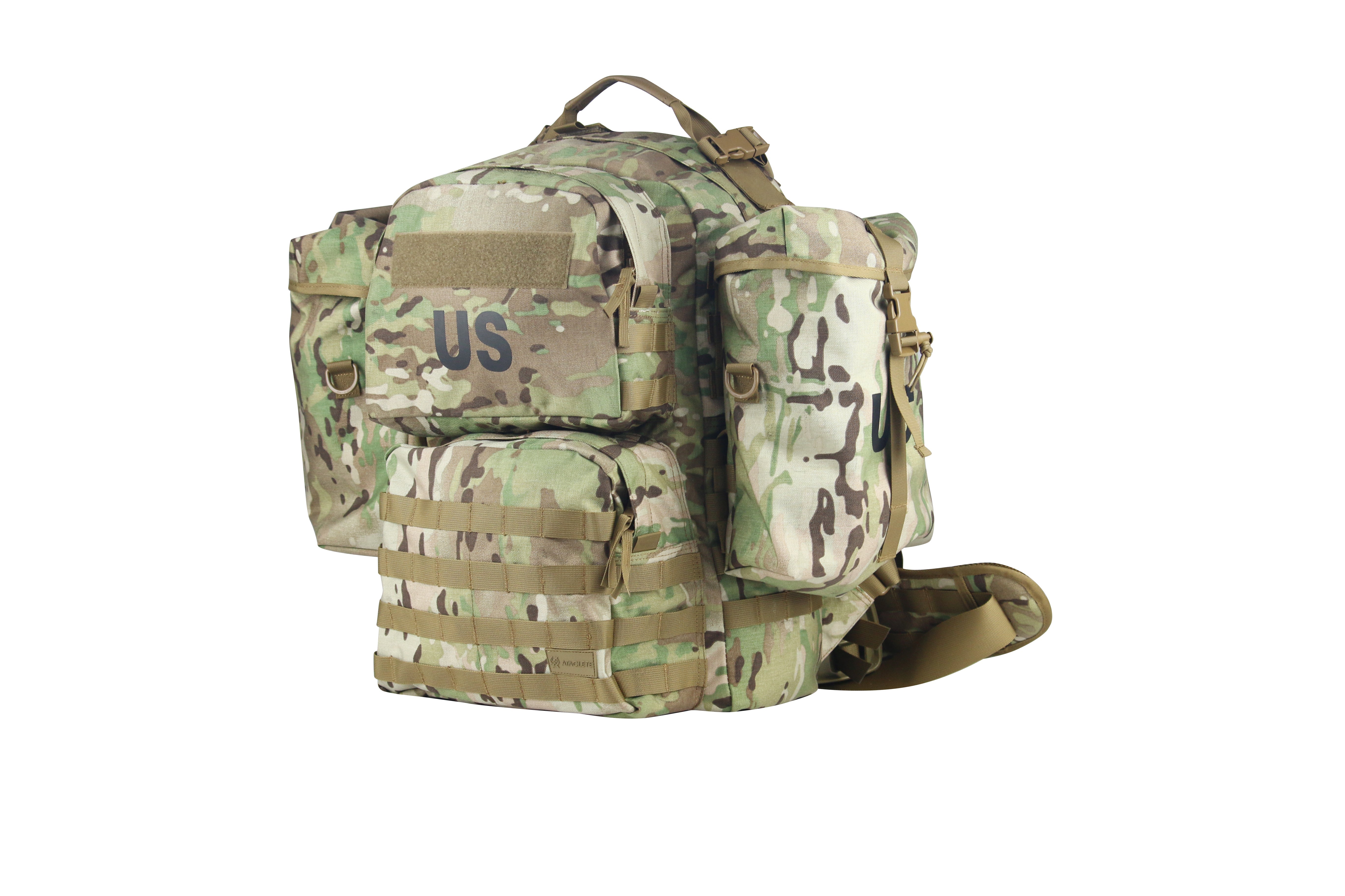 US Army MOLLE II Medium Pack Rucksack with Frame OCP by ATACLETE DeepSea Locker