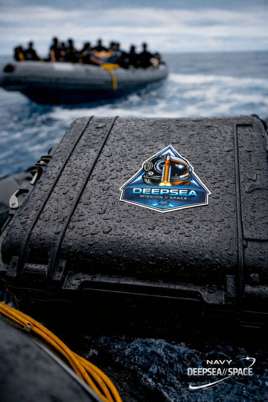 DEEPSEA Mission Space Die-cut stickers