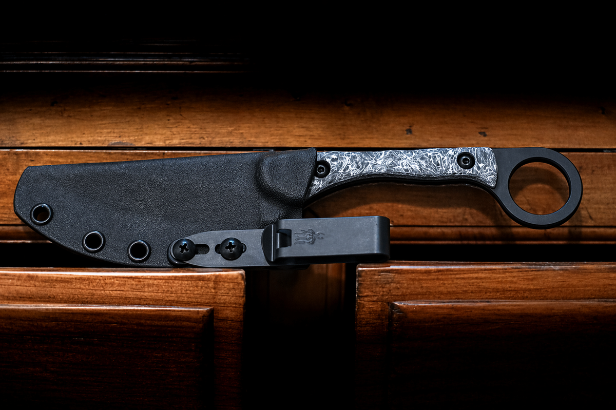 Typhoon EDC | Polar White Fat Carbon [LIMITED RUN]