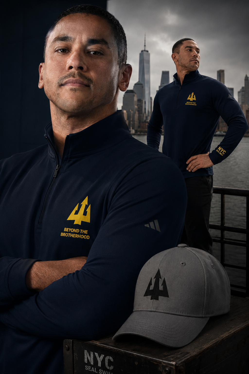Adidas / Beyond the Brotherhood Quarter zip pullover