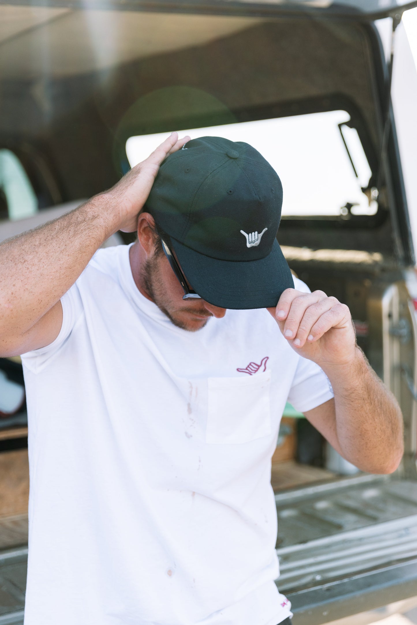 Shaka Poly Cap - Black