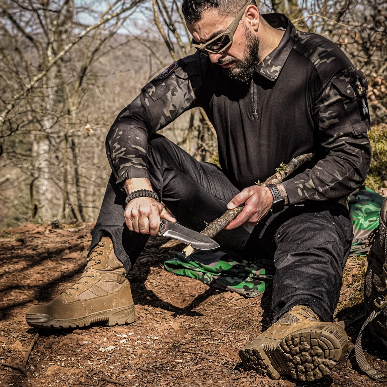 Combat Waterproof Climbing Men's Military Boots - SCOUTS – DeepSea