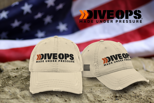 DIVE OPS™ / Distressed Dad Hat