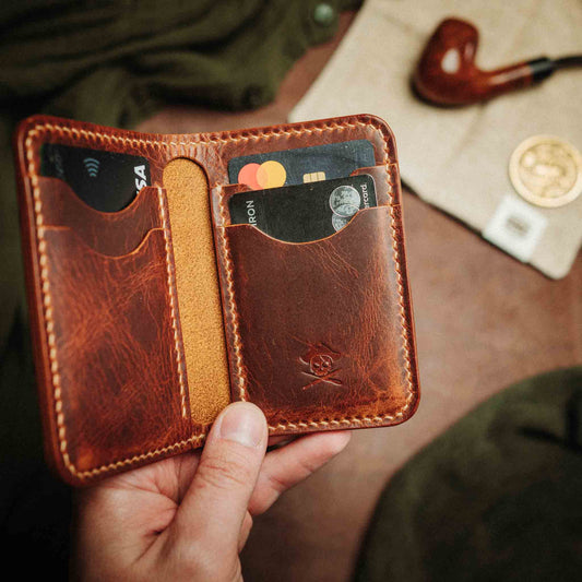 Pirate Goods Buccaneer – Slim Leather Bifold Wallet