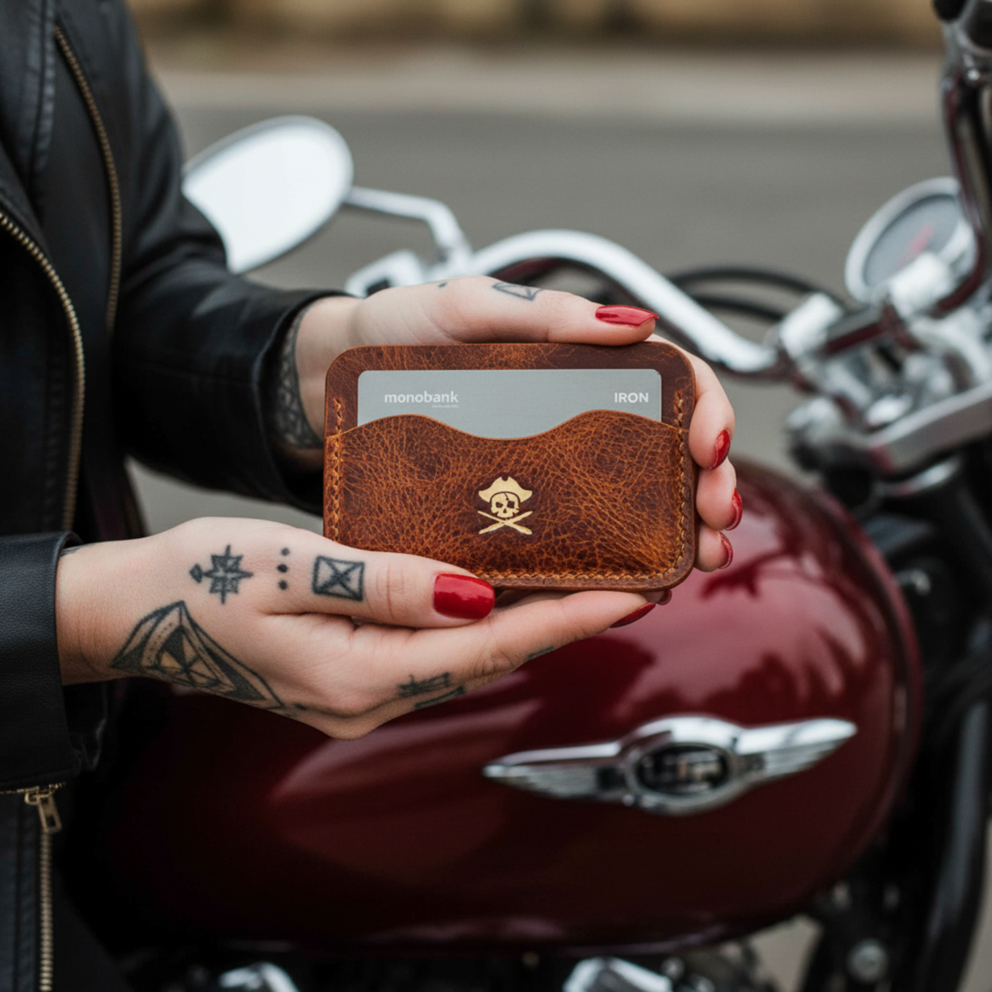 Minimalist Wallet - Drunken Boatswain v2 | Slim Leather | EDC