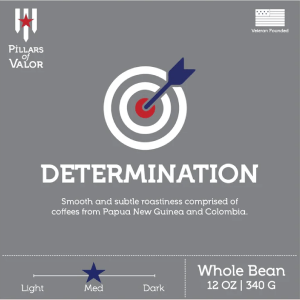 Determination Medium Roast Coffee – Back Our Heroes | Pillars of Valor