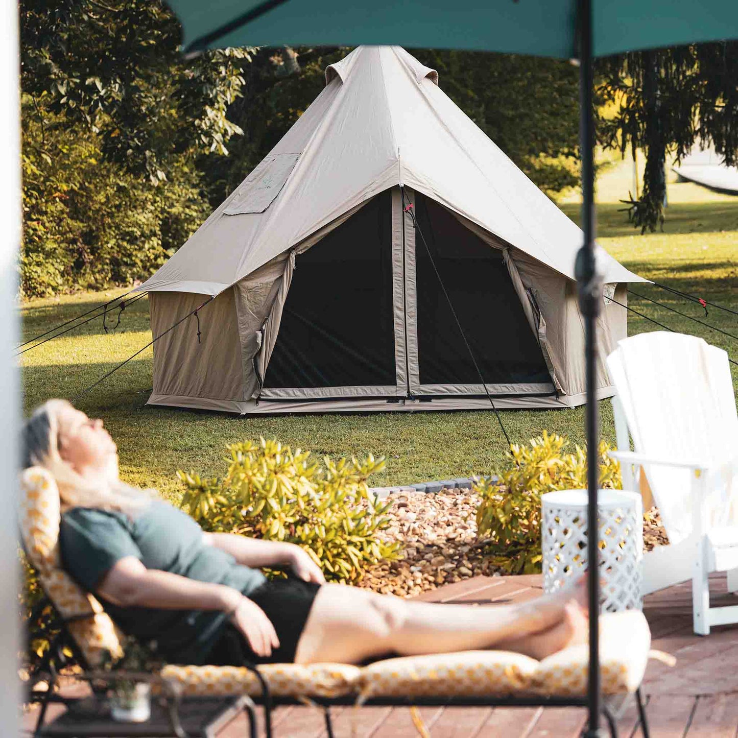 Used - 10' Regatta Bell Tent - Sandstone Beige