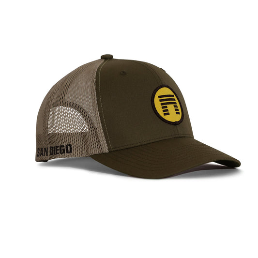 TRUCKER HAT (SAN DIEGO) SNAPBACK BROWN