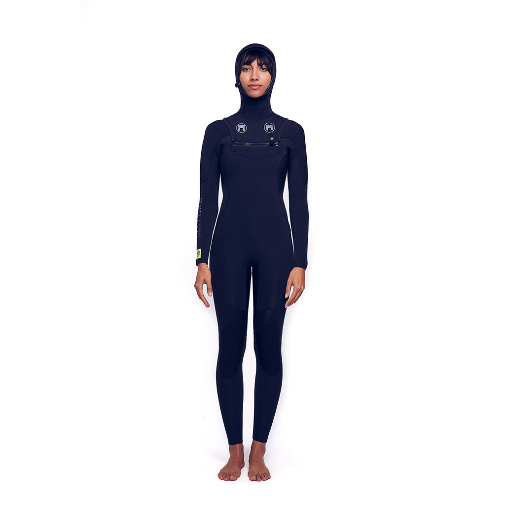 D’ARC HOODED 5/4MM CHEST ZIP