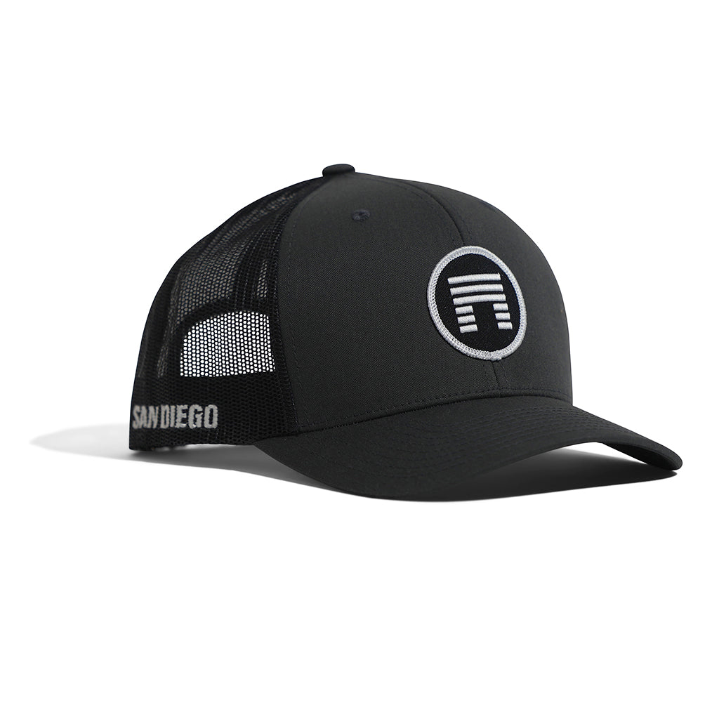 TRUCKER HAT (SAN DIEGO) SNAPBACK GREY