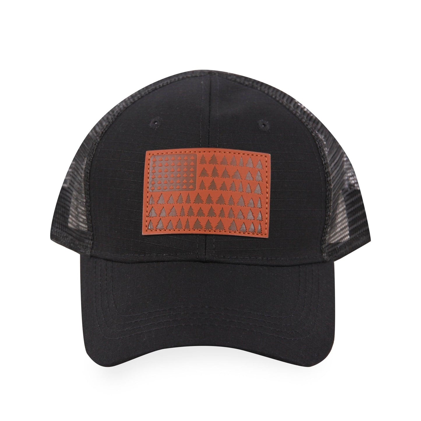 American Flag (Trees) - Trucker Mesh Hat