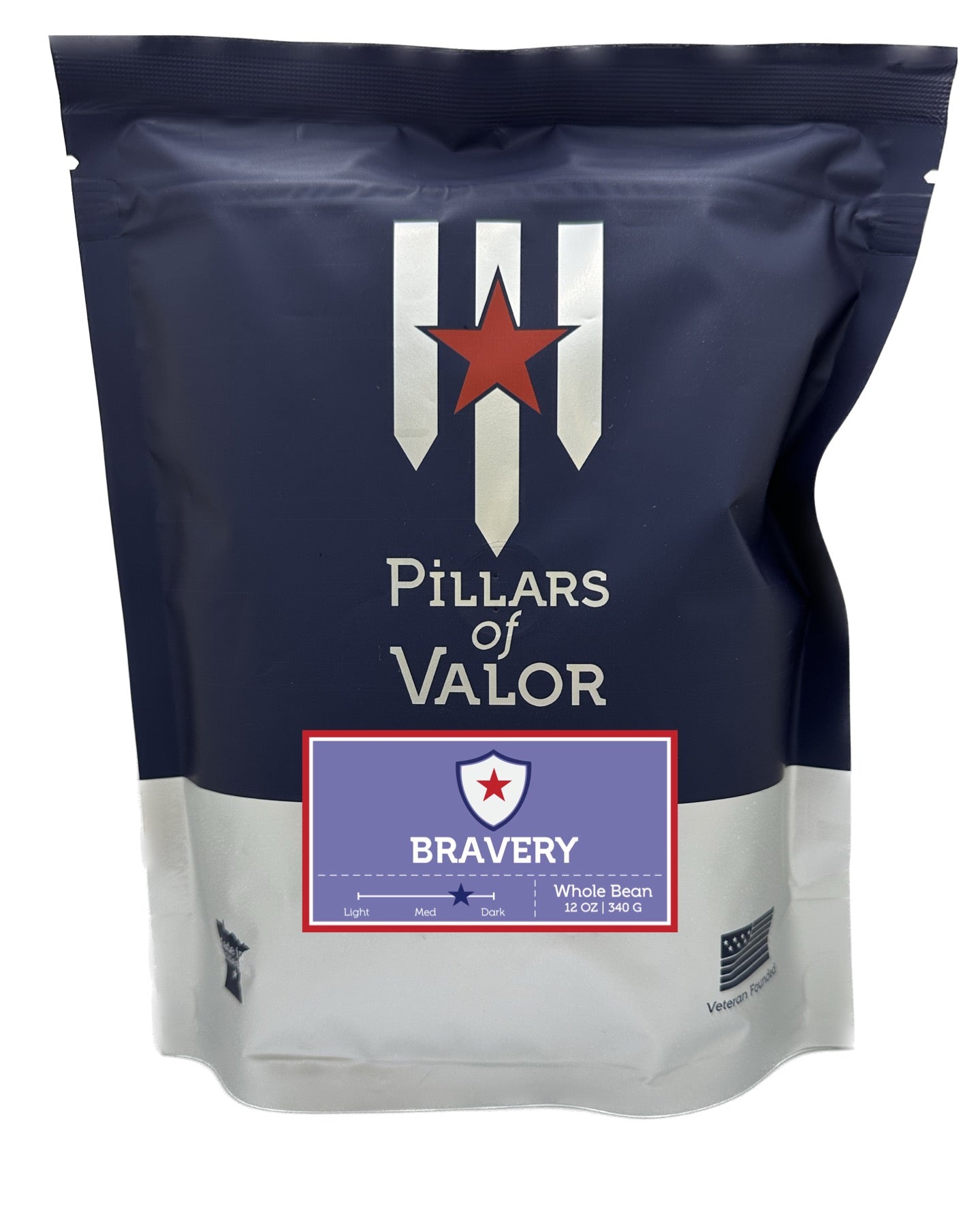 Bravery Medium - Dark Roast Coffee – Stand with Service Members | Pillars of Valor