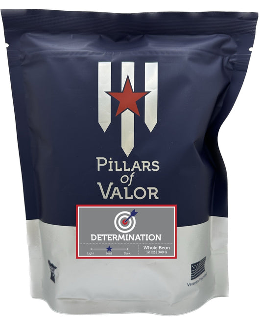Determination Medium Roast Coffee – Back Our Heroes | Pillars of Valor