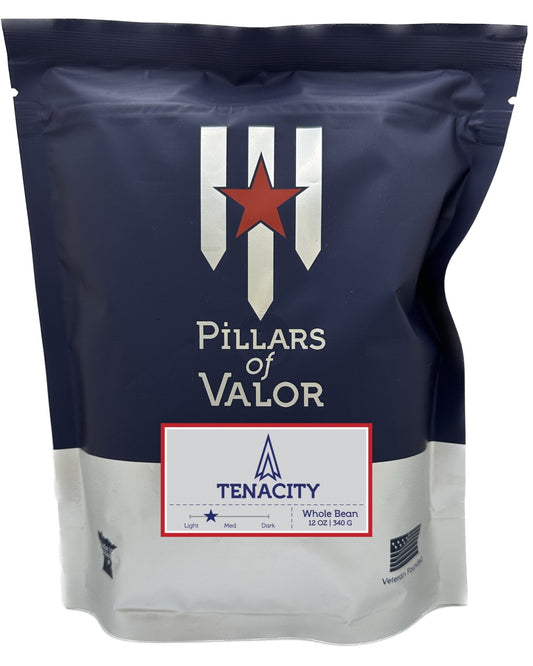 Tenacity Medium - Light Roast Coffee – Support Veterans | Pillars of Valor