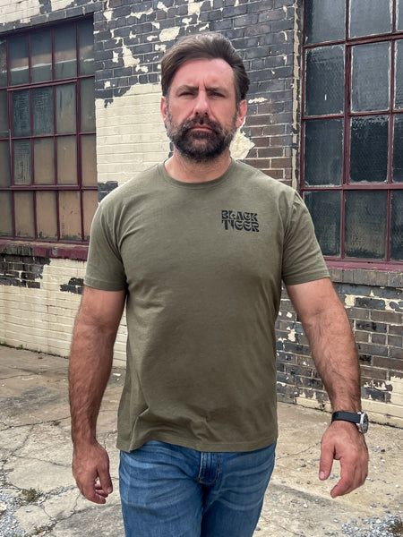 Black Tiger Logo Tee Shirt