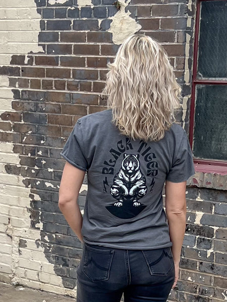 Black Tiger Logo Tee Shirt