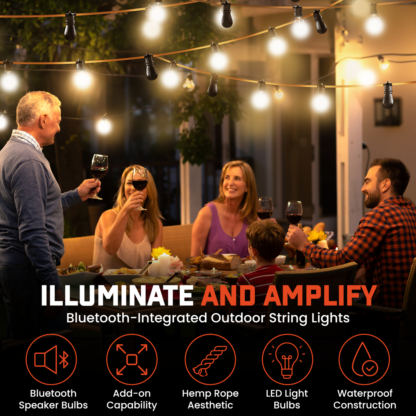 LED / Speaker String Lights - Clearance