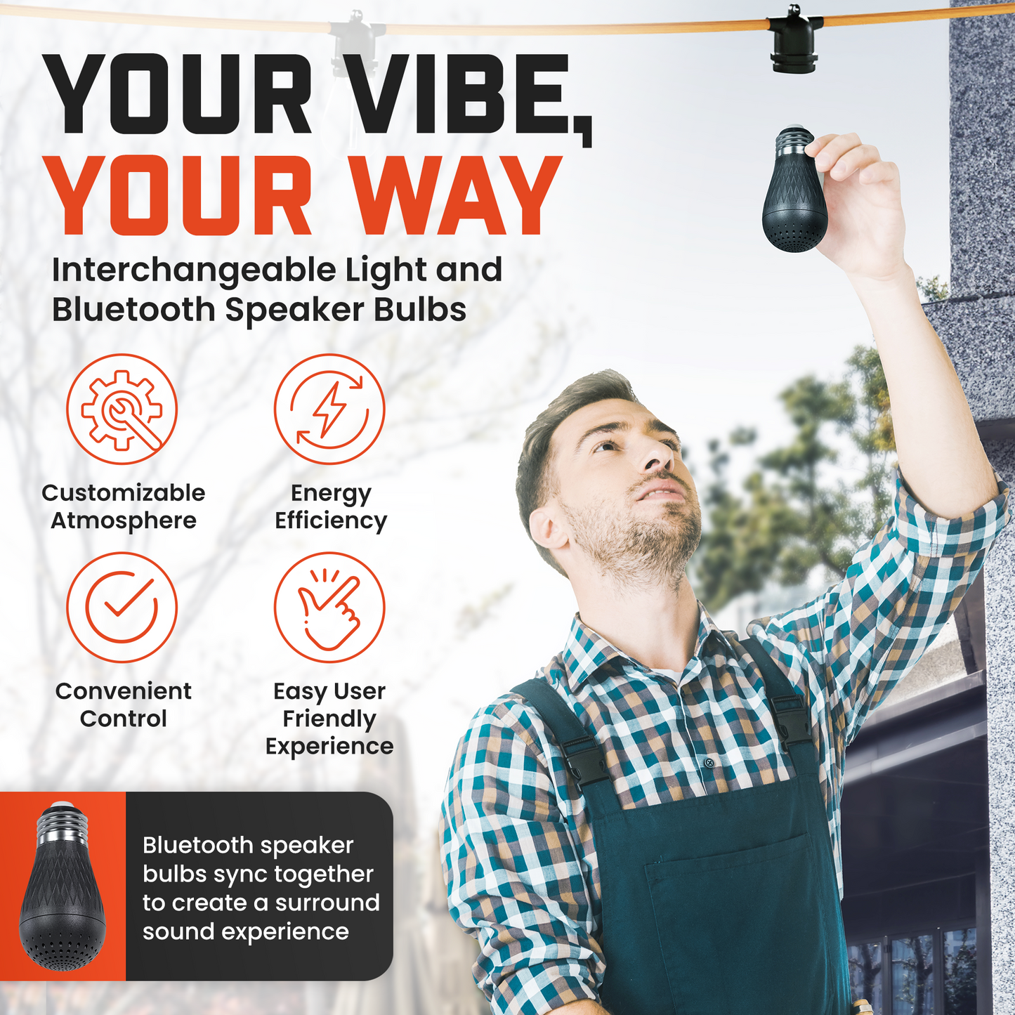 LED / Speaker String Lights - Clearance