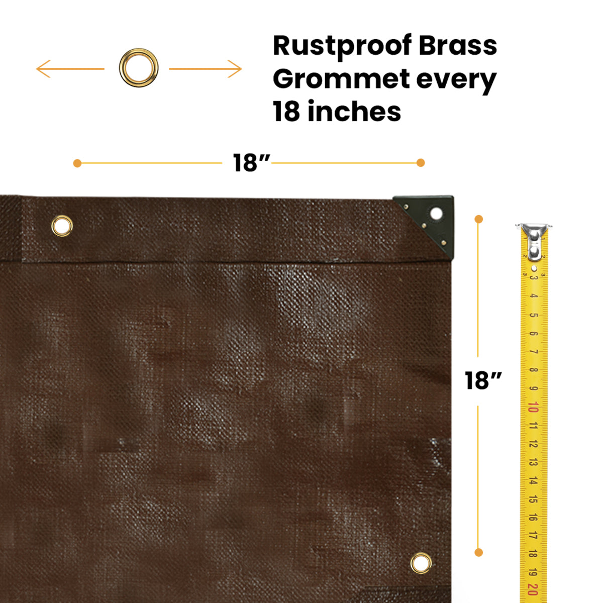30’ x 50’ Super Heavy Duty Poly Tarp