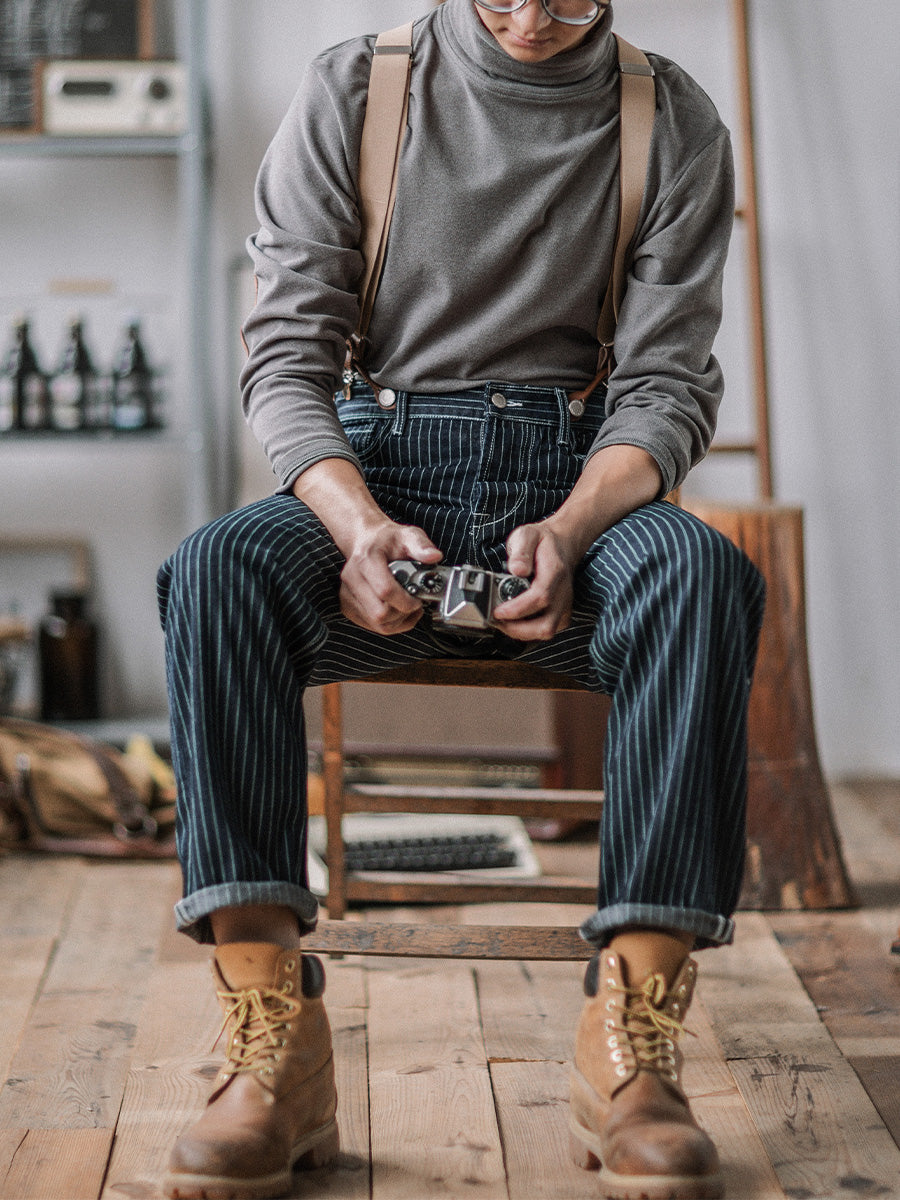 Pinstripe Selvedge Jeans