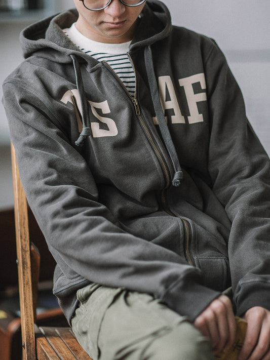 14.5 OZ TERRY FULL-ZIP HOODIE