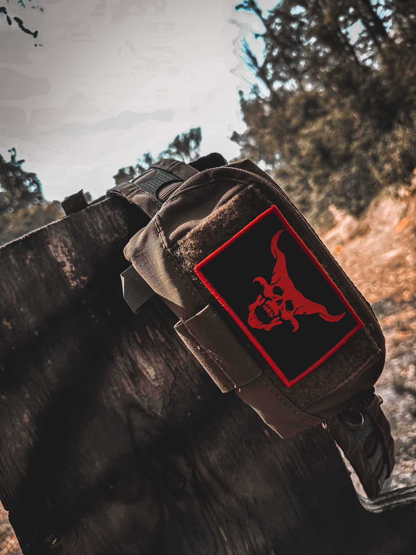 OG Demon Head Embroidered Patch