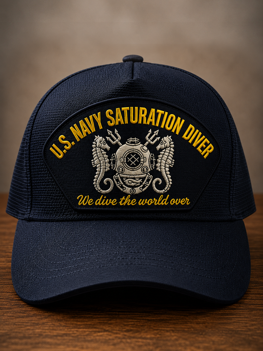 NAVY DEEP SEA™ Saturation Diver Athletic Cap