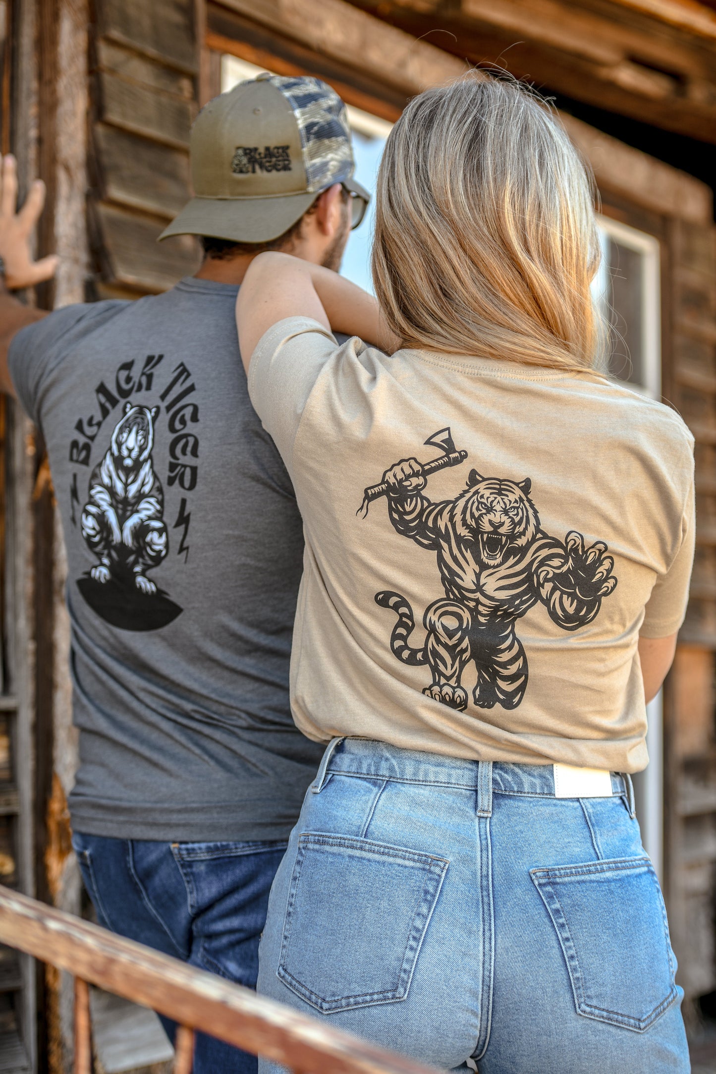 Black Tiger Logo Tee Shirt