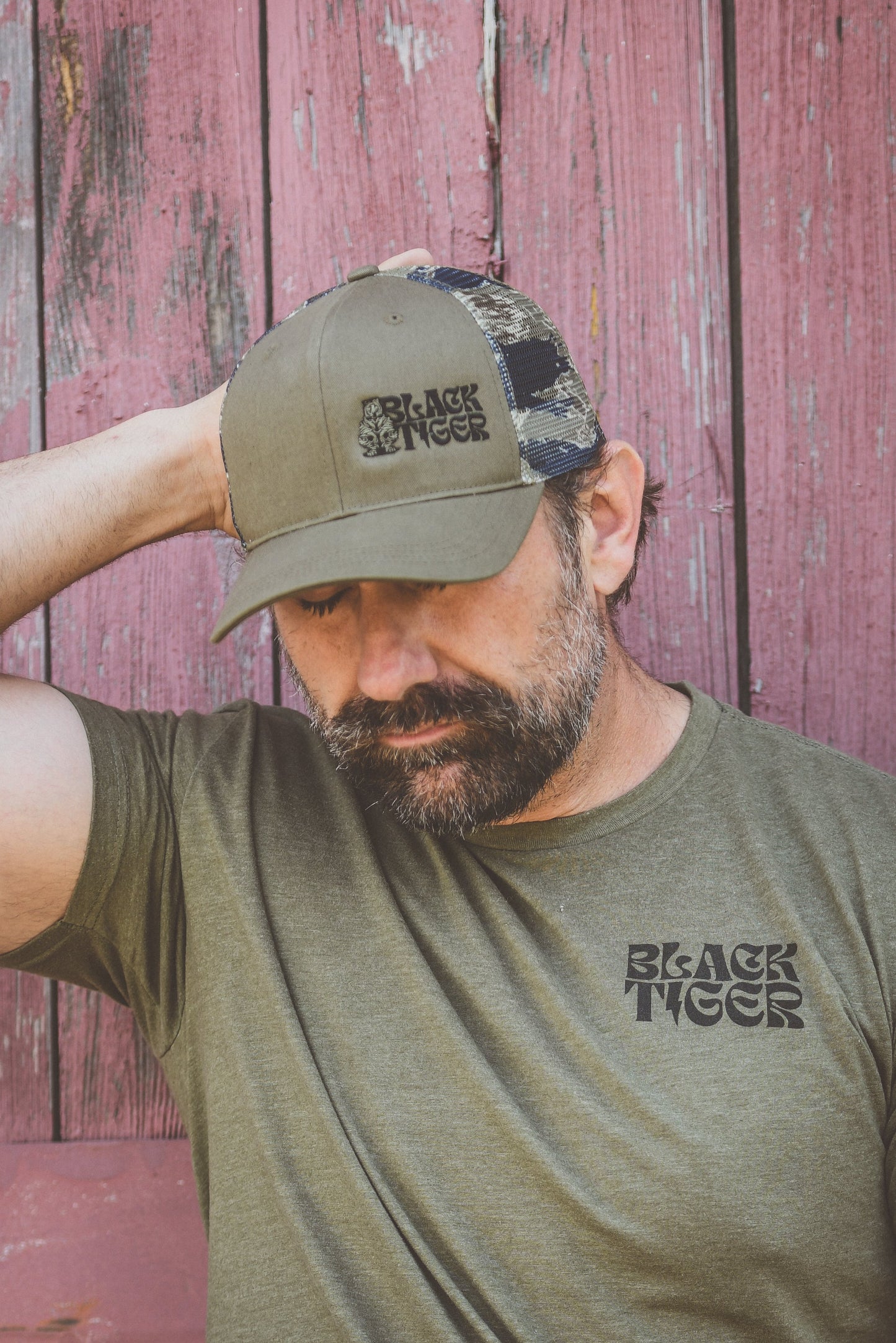 Black Tiger Tiger Stripe Hat