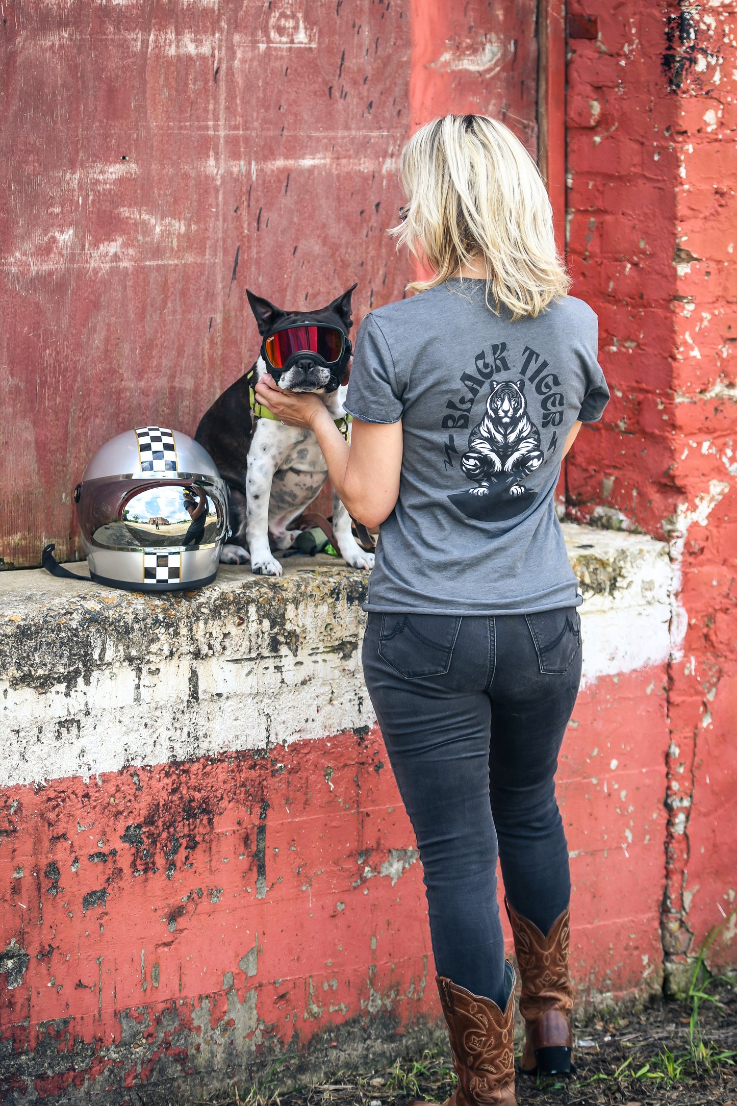 Black Tiger Logo Tee Shirt