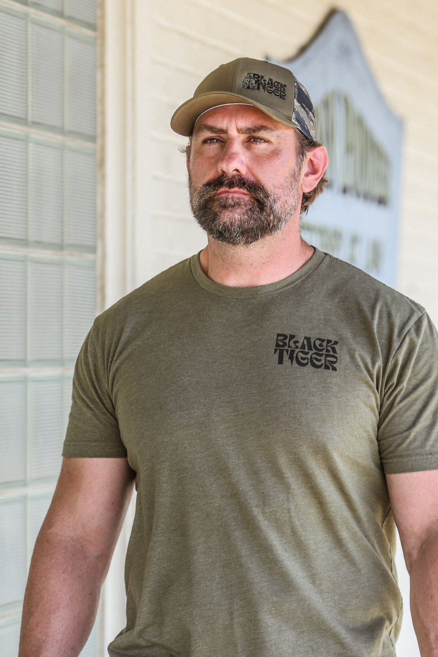 Black Tiger Logo Tee Shirt