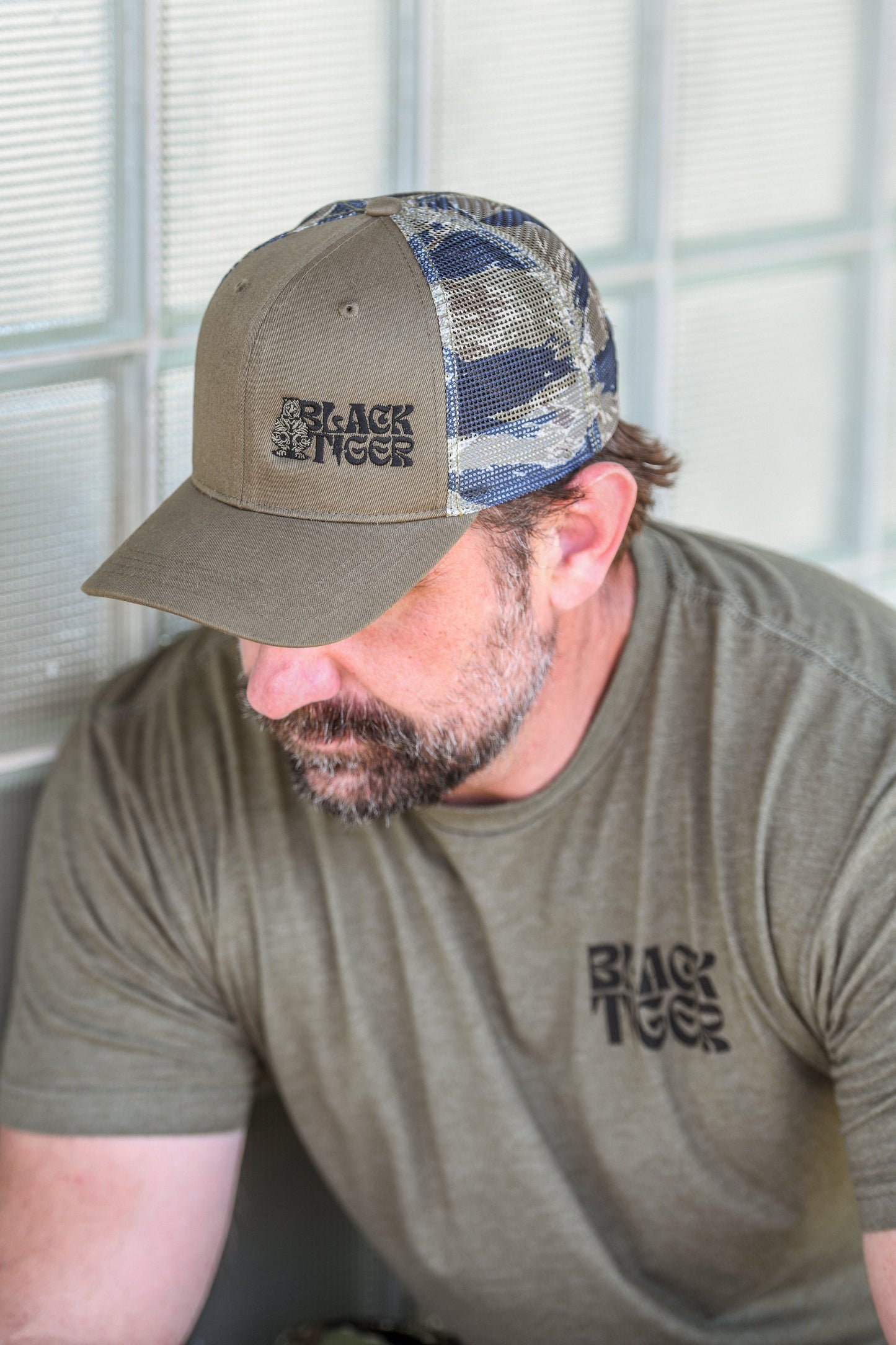 Black Tiger Tiger Stripe Hat