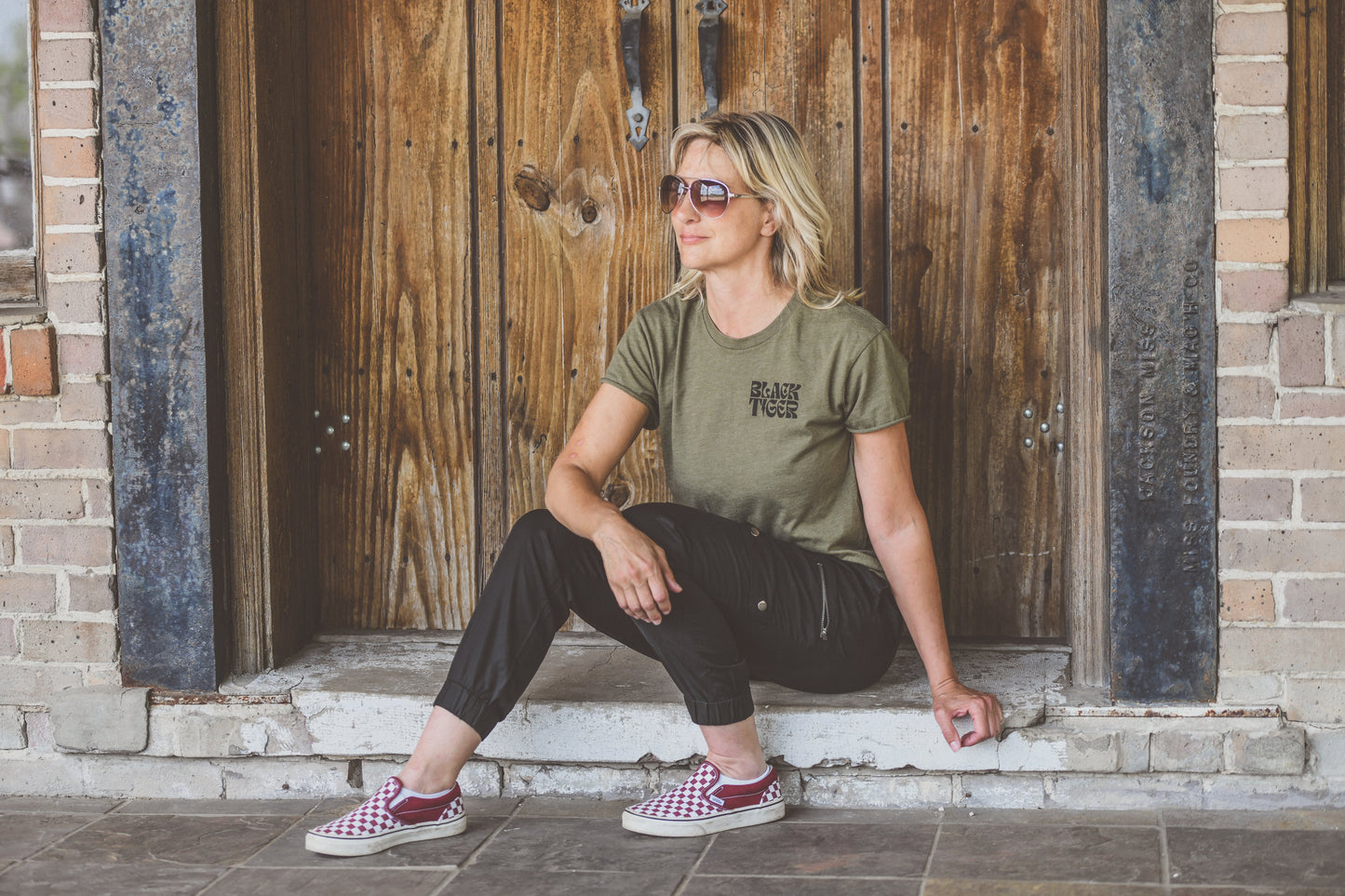 Black Tiger Logo Tee Shirt