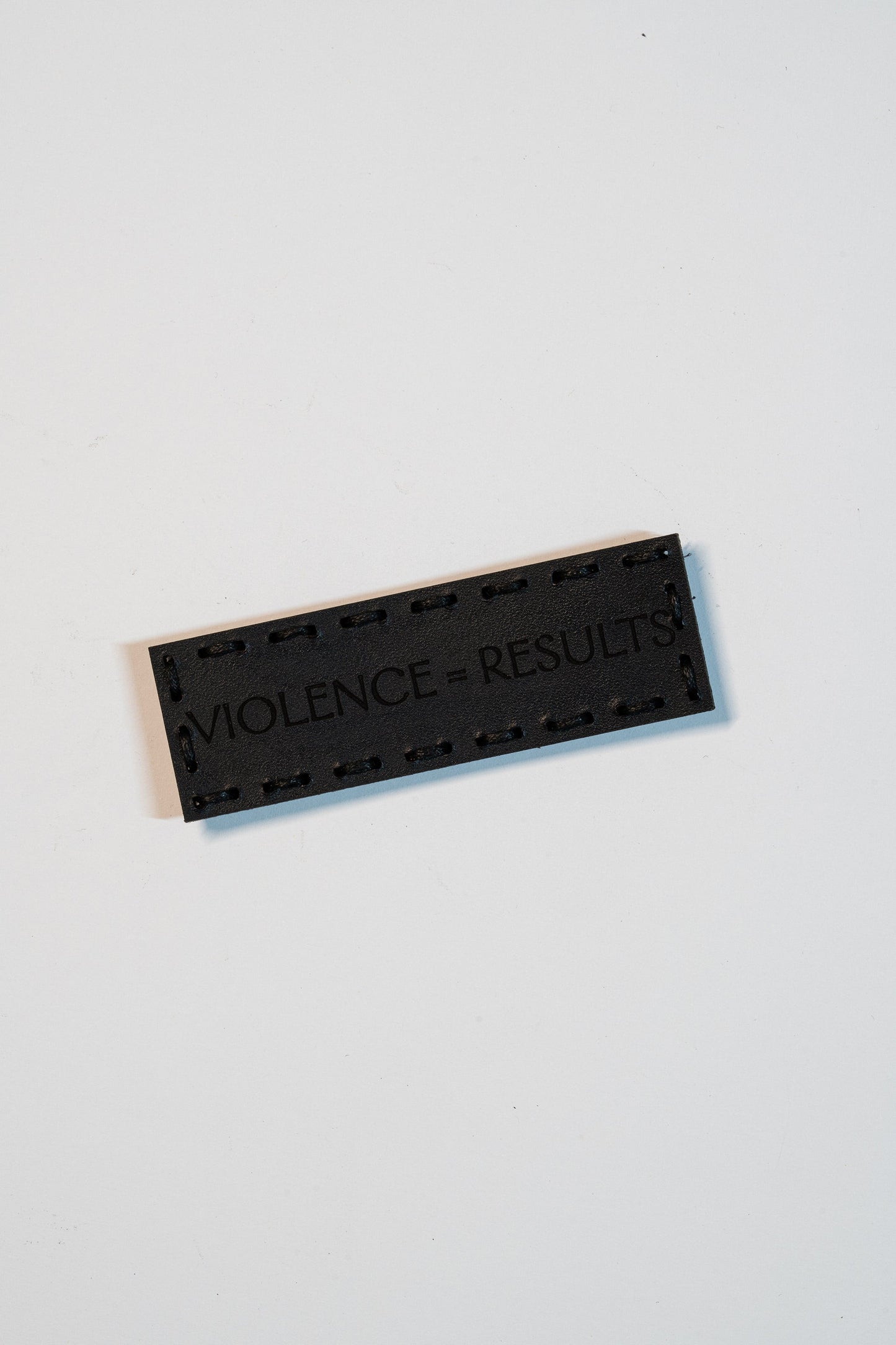 Violence=Results Leather Patch