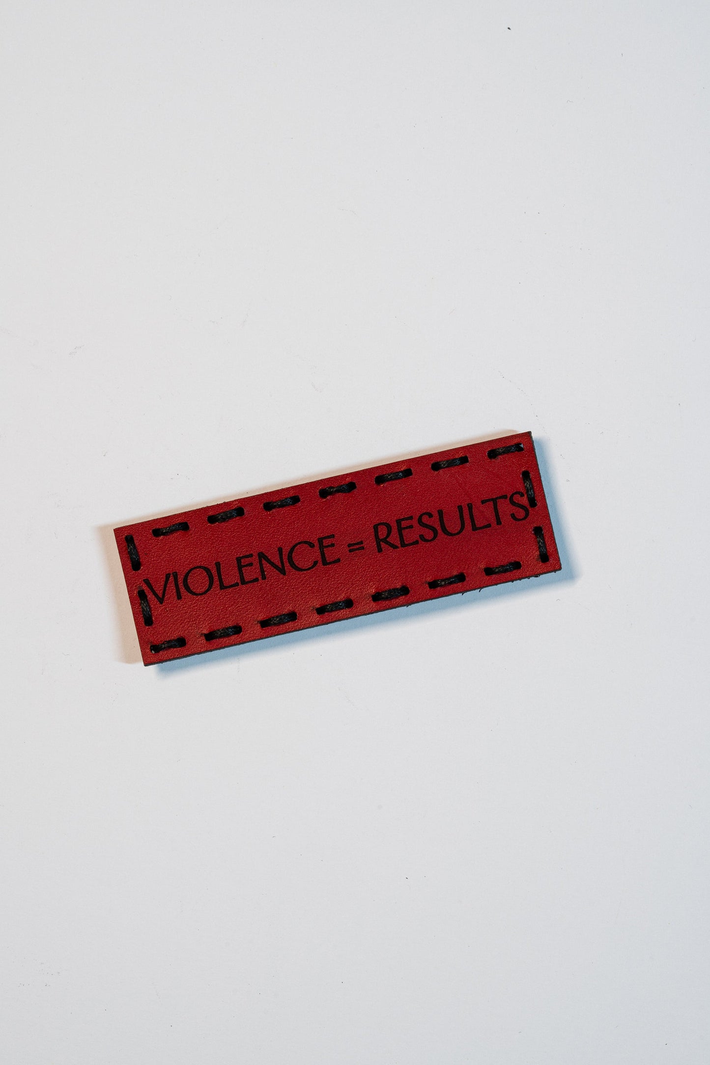 Violence=Results Leather Patch