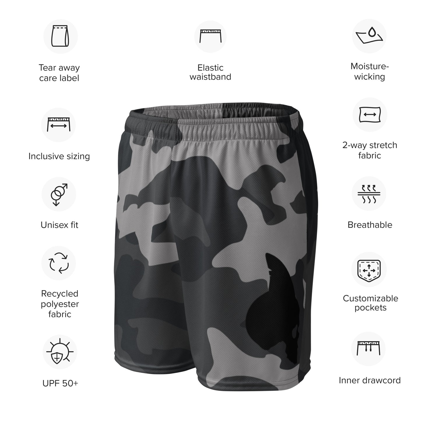 DeepSea EVOLUTION Unisex mesh shorts