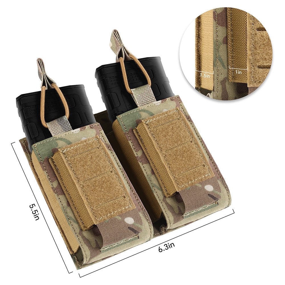 Molle Mag Pouch 5.56mm 9mm Open-Top Magazine Pouch